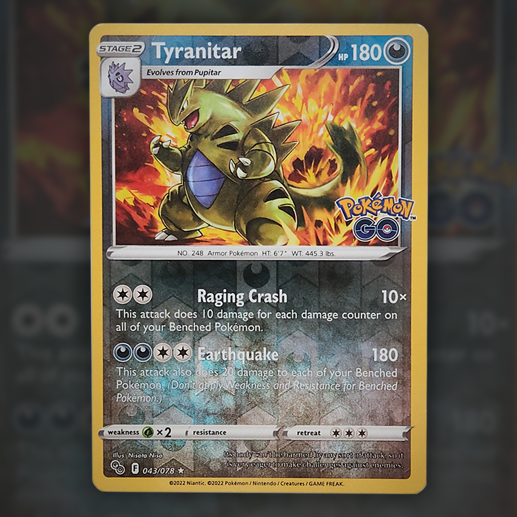 043/078 - Tyranitar (Reverse Holo)