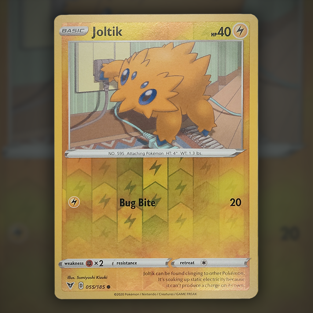 joltik pokemon card value 055/185 - Joltik (Reverse Holo) Pokemon Card
