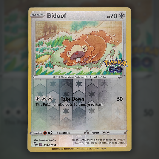 059/078 - Ditto Bidoof Unpeeled (Reverse Holo)