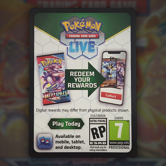 SWSH Brilliant Stars Pokémon TCG Online - Code Card