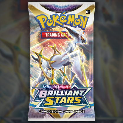 Brilliant Stars Booster Pack Pokemon booster pack Cup of Cards Brilliant Stars Booster Pack Pokemon booster pack Cup of Cards