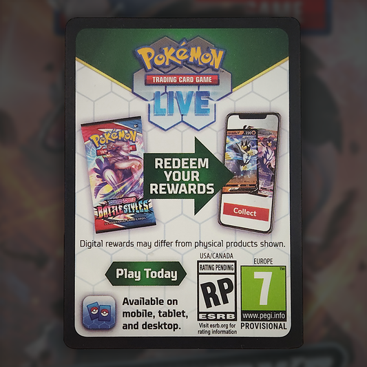 SWSH Champion's Path Pokémon TCG Online - Code Card