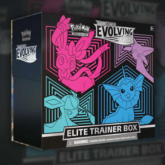 Evolving Skies Elite Trainer Box (Sylveon, Espeon, Glaceon & Vaporeon)