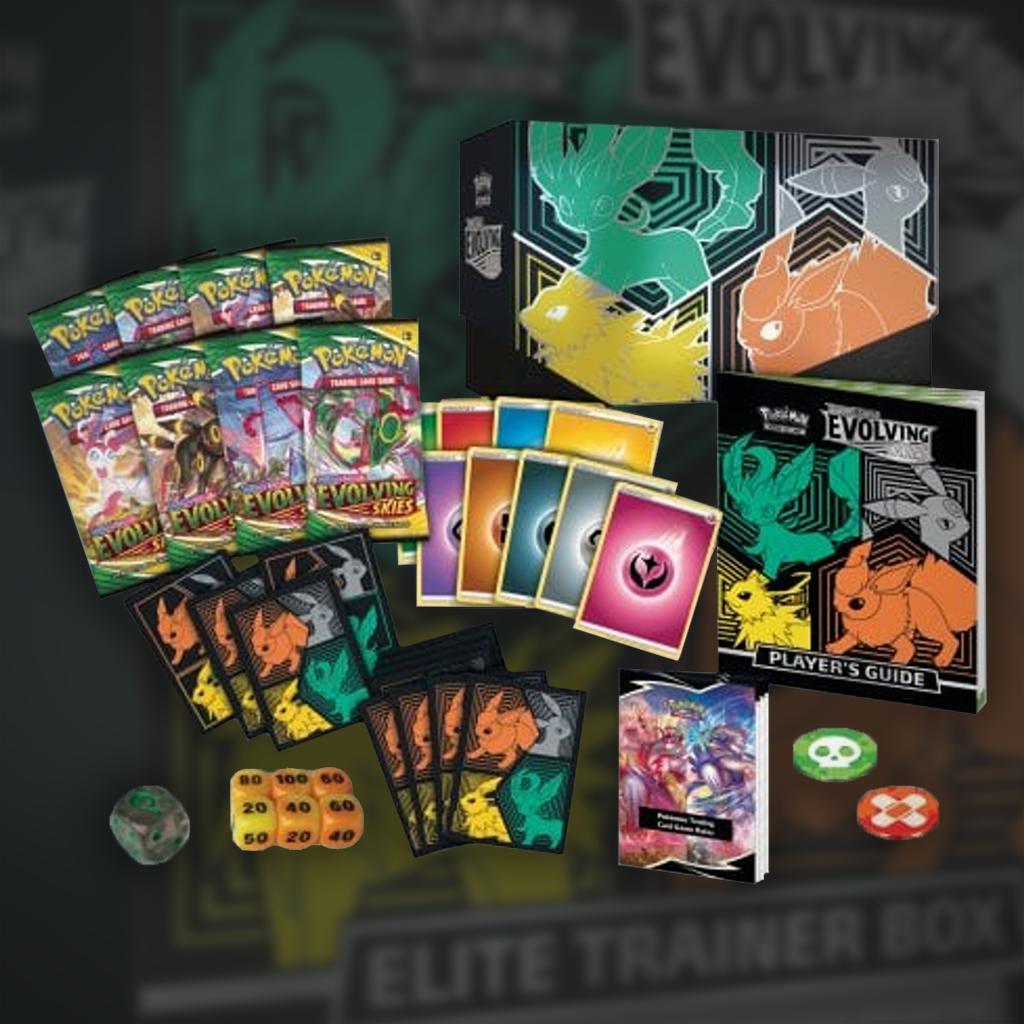 Evolving Skies Elite Trainer Box (Leafeon, Umbreon, Jolteon & Flareon)