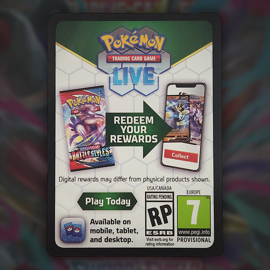 SWSH Lost Origin Pokémon TCG Online - Code Card