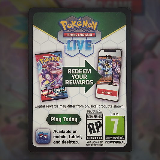 SWSH Rebel Clash Pokémon TCG Online - Code Card