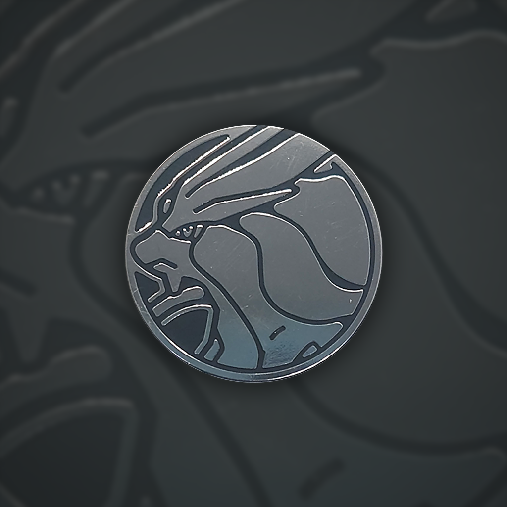 Suicune Coin - Black and Silber